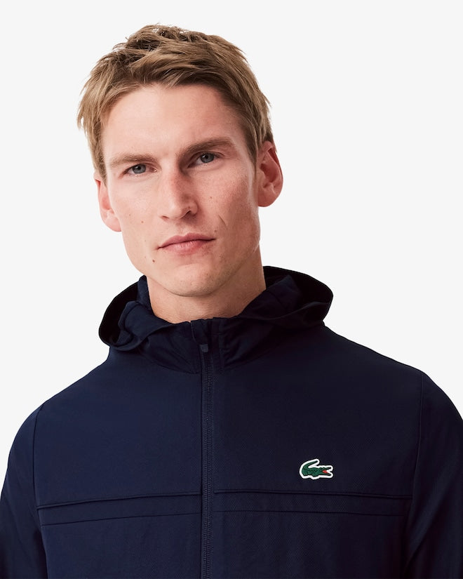 Casaco azul escuro Desportivo repelente à água