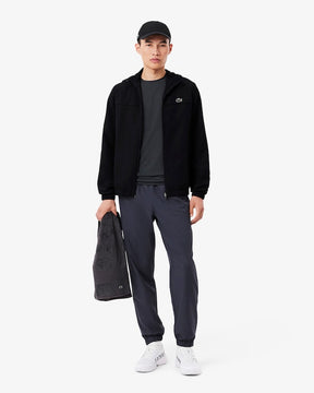 Casaco preto Desportivo repelente à água com logo