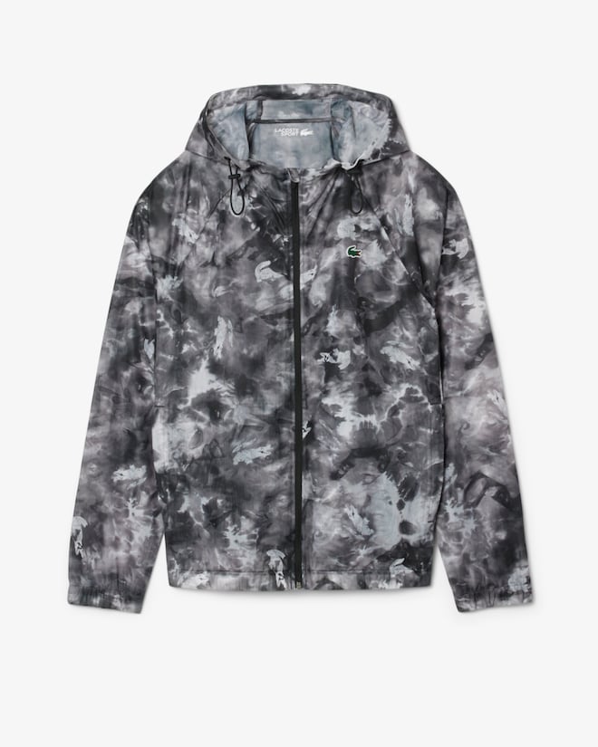 Casaco desportiva leve com estampa de crocodilo