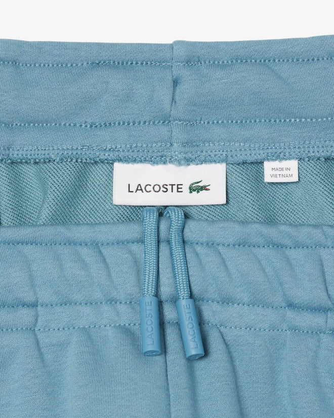 Shorts de pelúcia plissados