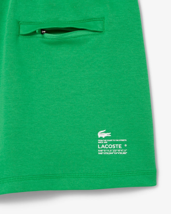 Shorts de malha de algodão