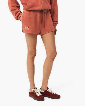 Shorts com efeito lavado