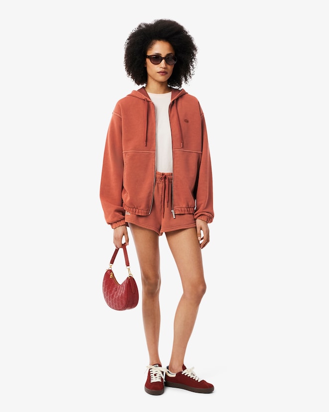 Shorts com efeito lavado