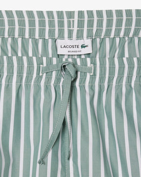 Shorts listrados folgados