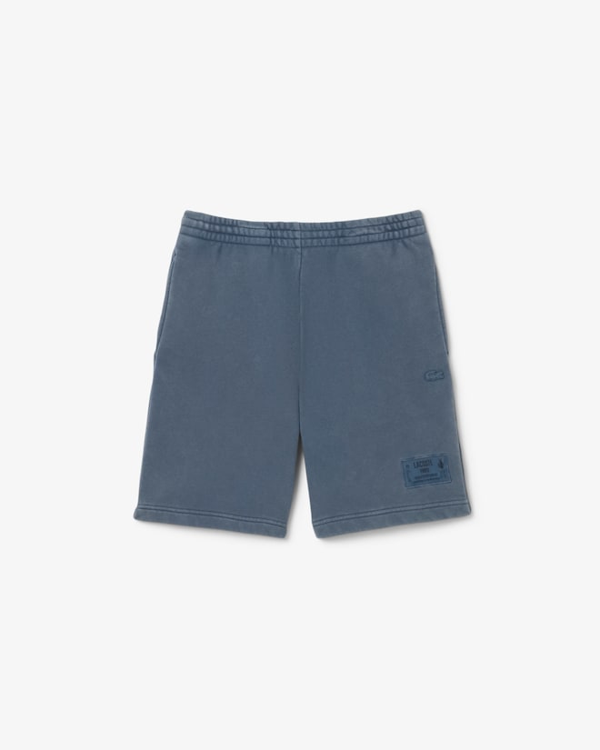 Shorts de lã de algodão lavado