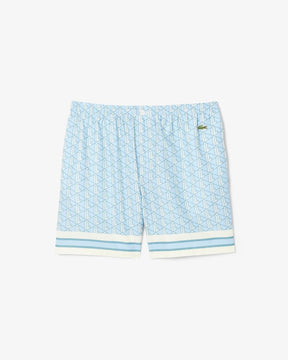 Shorts leves com estampa de monograma