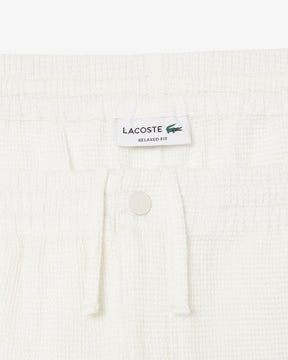 Shorts leves texturizados