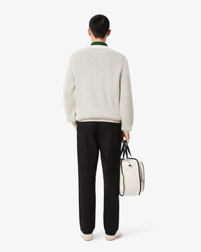 Calças chino de algodão de corte regular