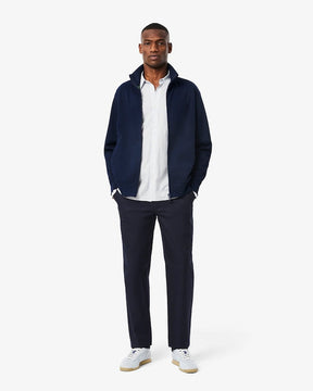 Calças chino de algodão de corte regular