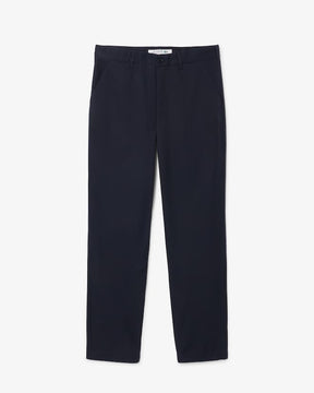 Calças chino de algodão de corte regular