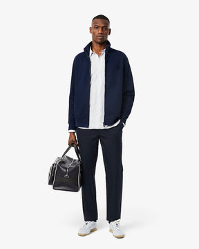 Calças chino de algodão de corte regular