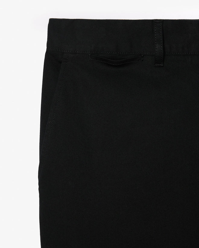 Calça chino de algodão elástico slim