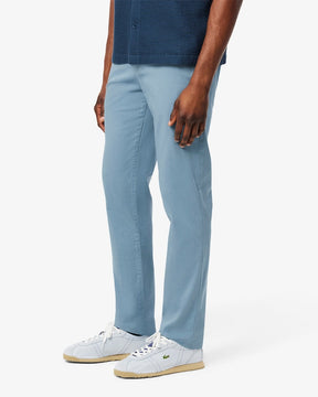 Calça chino de algodão elástico slim fit