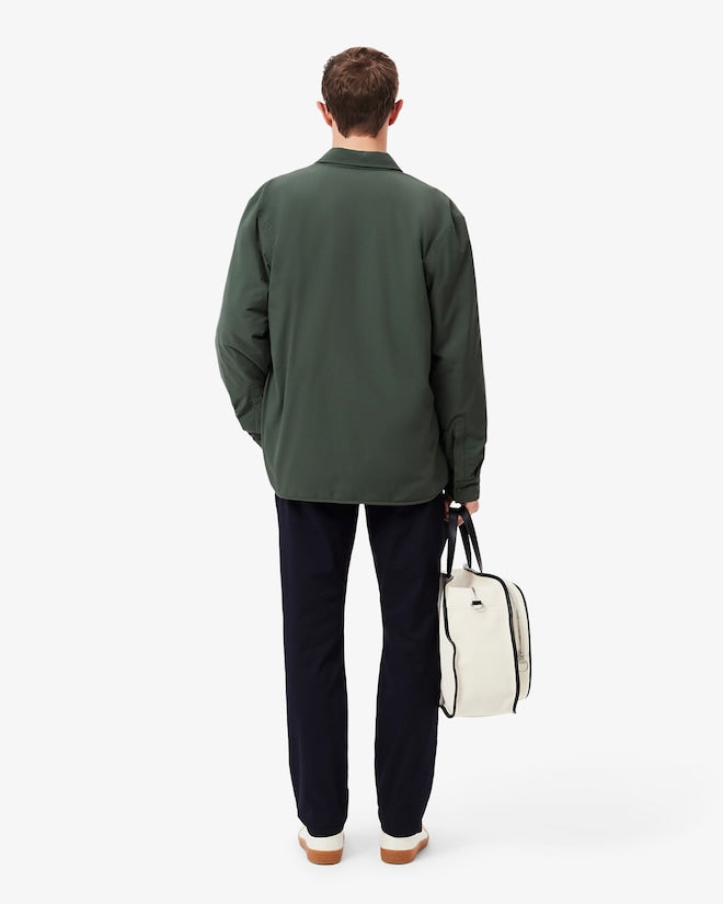 Calça chino de algodão elástico slim fit