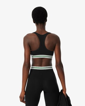 Bralette com enchimento de algodão elástico