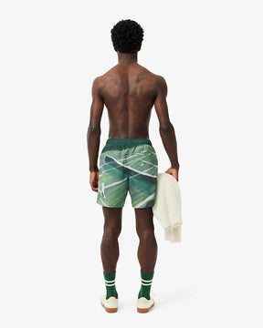 Shorts de banho de comprimento médio e secagem rápida