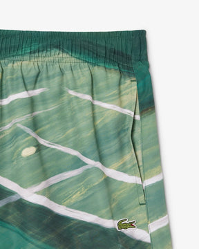 Shorts de banho de comprimento médio e secagem rápida