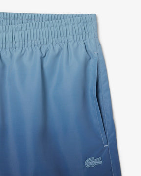 Shorts de banho com estampa degradê