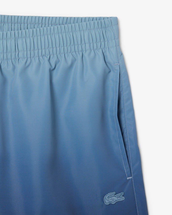 Shorts de banho com estampa degradê