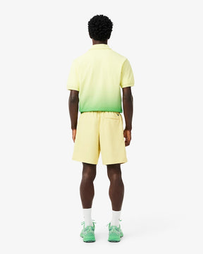 Shorts de banho longos com detalhes da marca