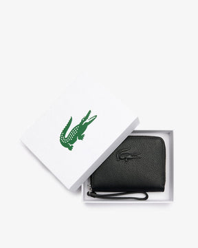 Carteira de couro granulado City Court