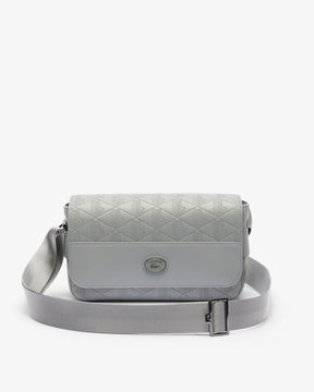 Bolsa de couro com aba Nomogramme