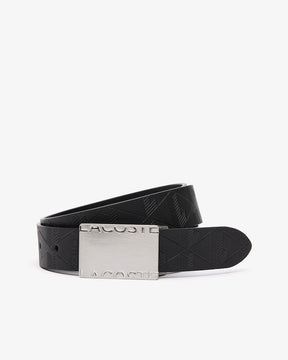 Caixa de presente com cinto de couro macio e 2 fivelas