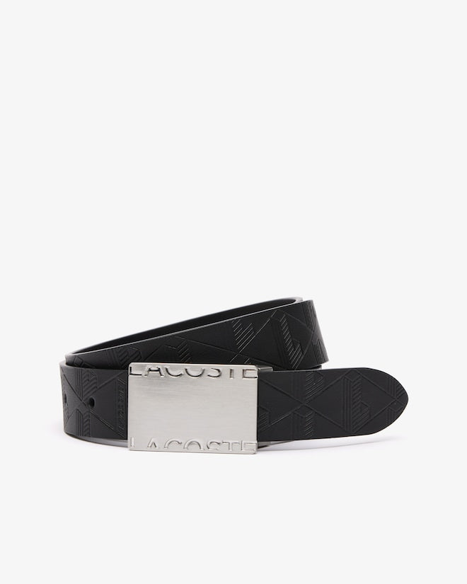 Caixa de presente com cinto de couro macio e 2 fivelas