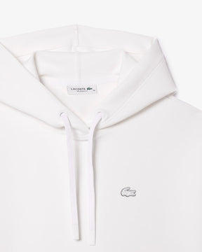 Moletom curto de algodão com capuz