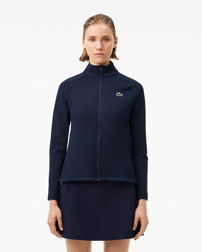 Jaqueta de golfe slim fit com zíper