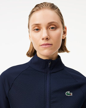 Jaqueta de golfe slim fit com zíper