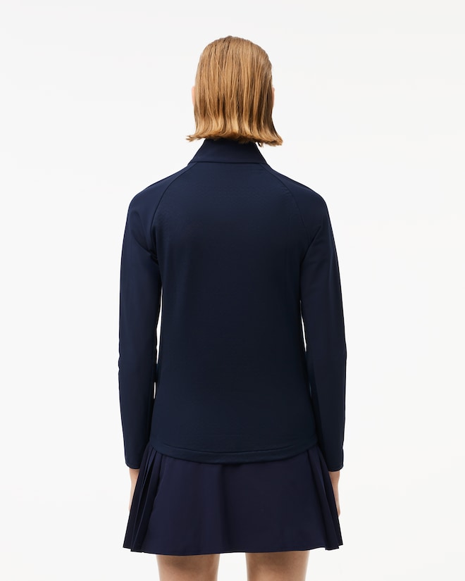 Jaqueta de golfe slim fit com zíper