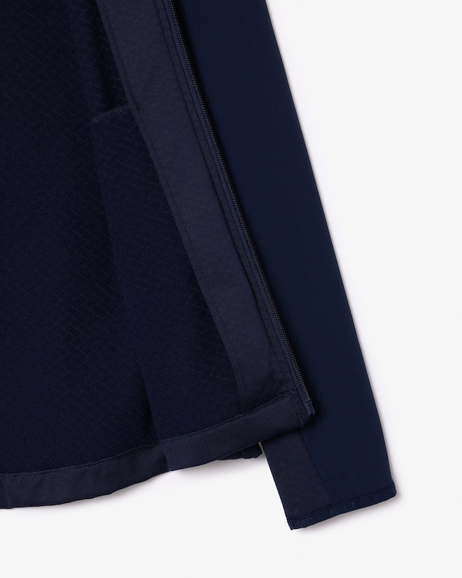 Jaqueta de golfe slim fit com zíper