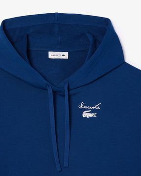 Moletom com capuz de lã com logotipo