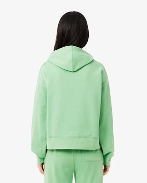 Moletom com capuz de lã com logotipo