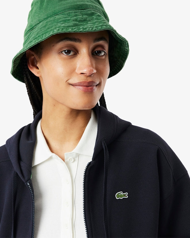 Moletom piqué com zíper