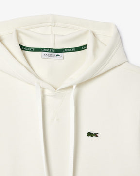 Moletom piqué folgado com capuz