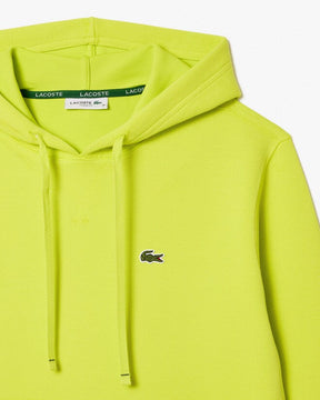 Moletom piqué folgado com capuz