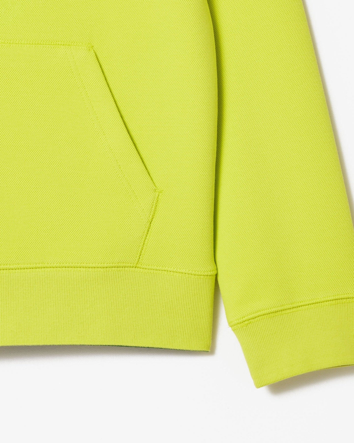 Moletom piqué folgado com capuz