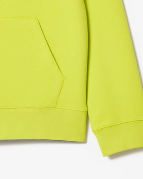 Moletom piqué folgado com capuz