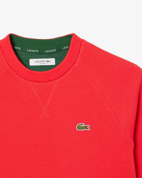 Moletom piqué com gola redonda