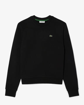 Moletom de lã folgado com gola redonda