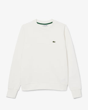 Moletom de lã folgado com gola redonda