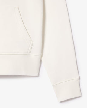 Moletom com capuz e zíper de lã