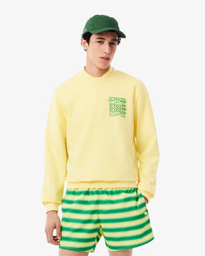 Sweet de lã com estampa gráfica