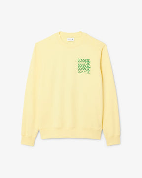 Sweet de lã com estampa gráfica