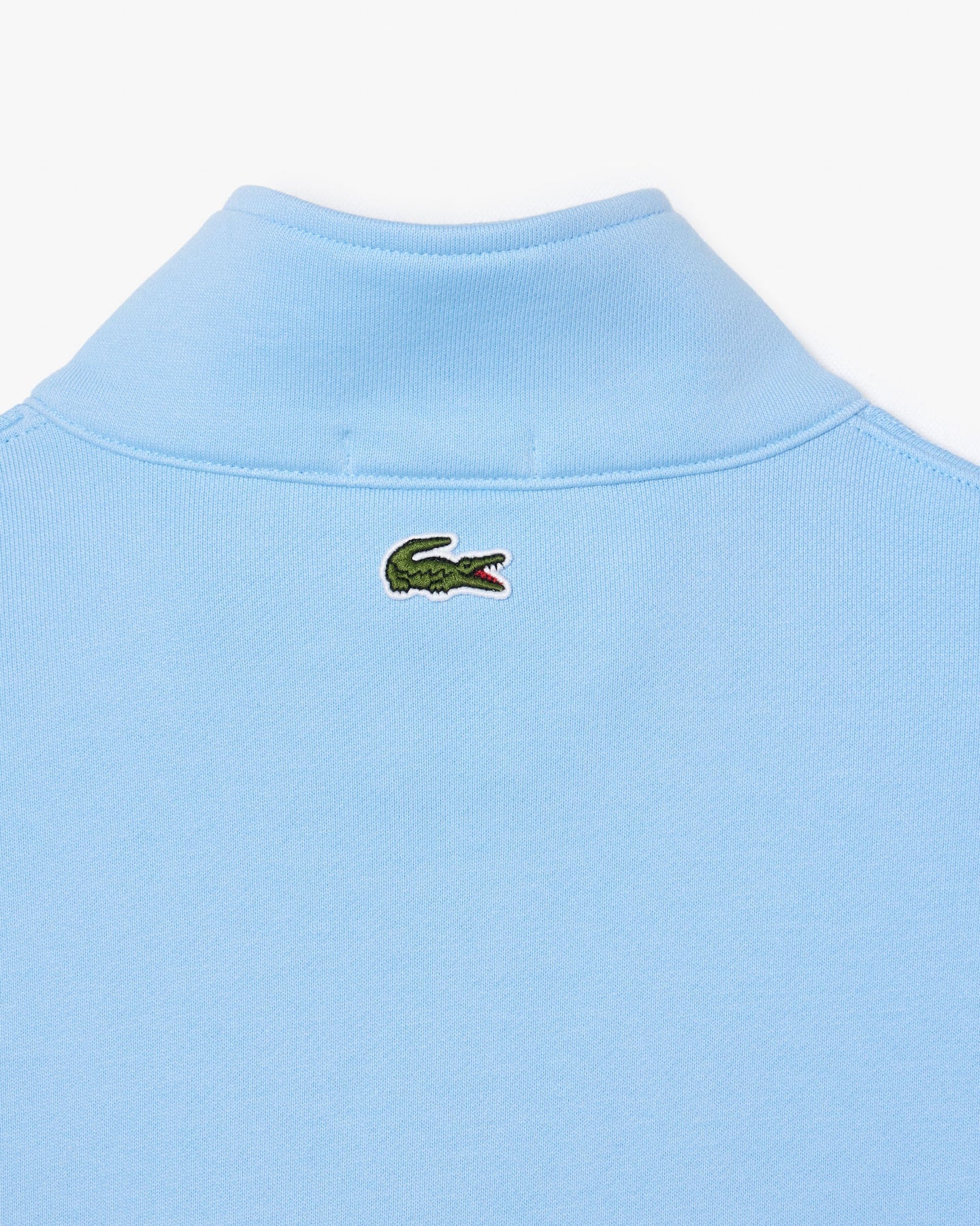 Moletom estampado com gola alta e zíper