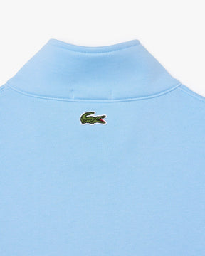 Moletom estampado com gola alta e zíper