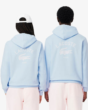 Sweet azul claro com capuz estampado