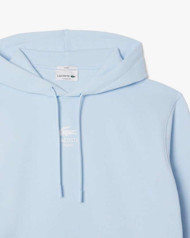 Sweet azul claro com capuz estampado